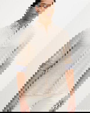 PS Paul Smith Cămașă bărbați din in