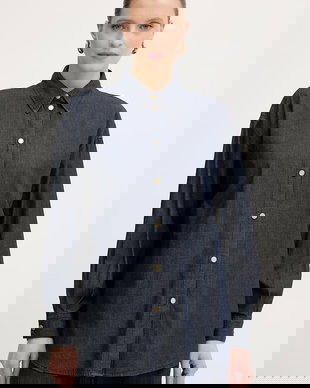 Armani Exchange cămașă de damă din denim