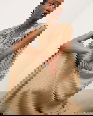 Answear.LAB rochie de vară cu lyocell