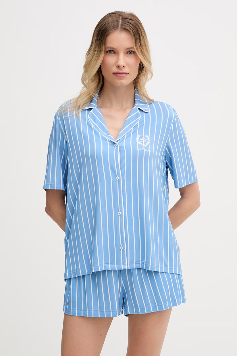 Karl Lagerfeld Pijama din două piese de femei cu vâscoză HOTEL KARL