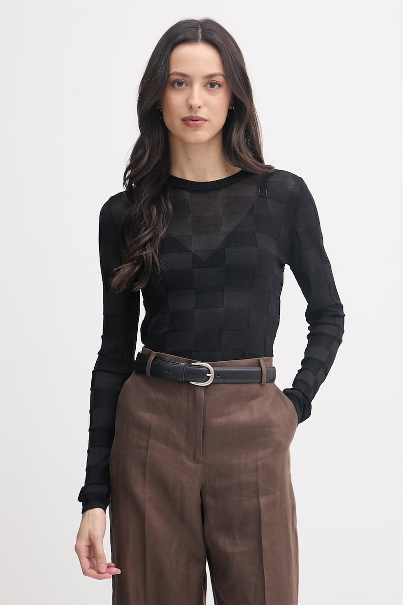 Sisley pulover de femei cu vâscoză