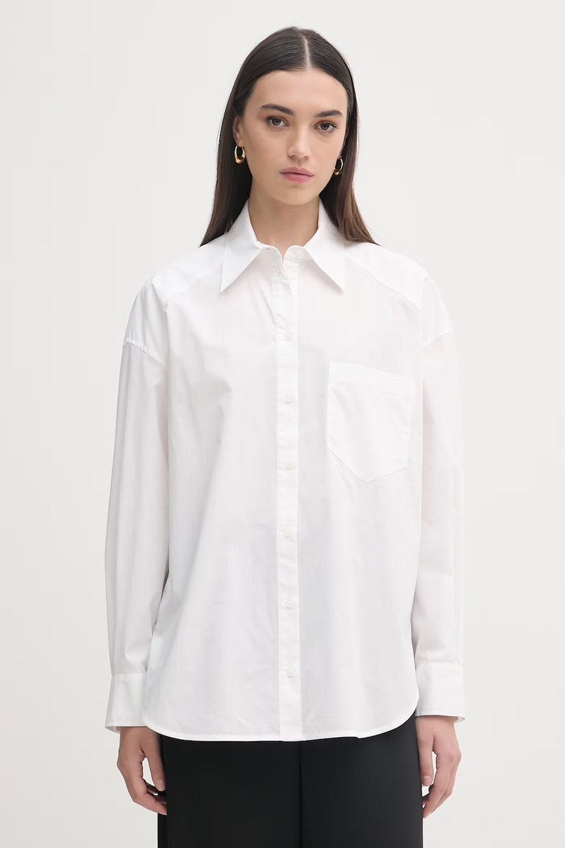 Patrizia Pepe cămașă bărbătească din bumbac