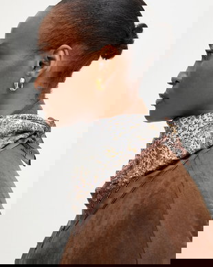 Answear.LAB eșarfă de mătase Unscripted Collection