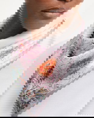 Answear.LAB eșarfă de mătase Unscripted Collection