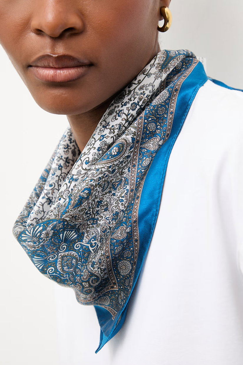 Answear.LAB eșarfă de mătase Unscripted Collection