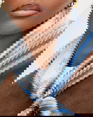 Answear.LAB eșarfă de mătase Unscripted Collection