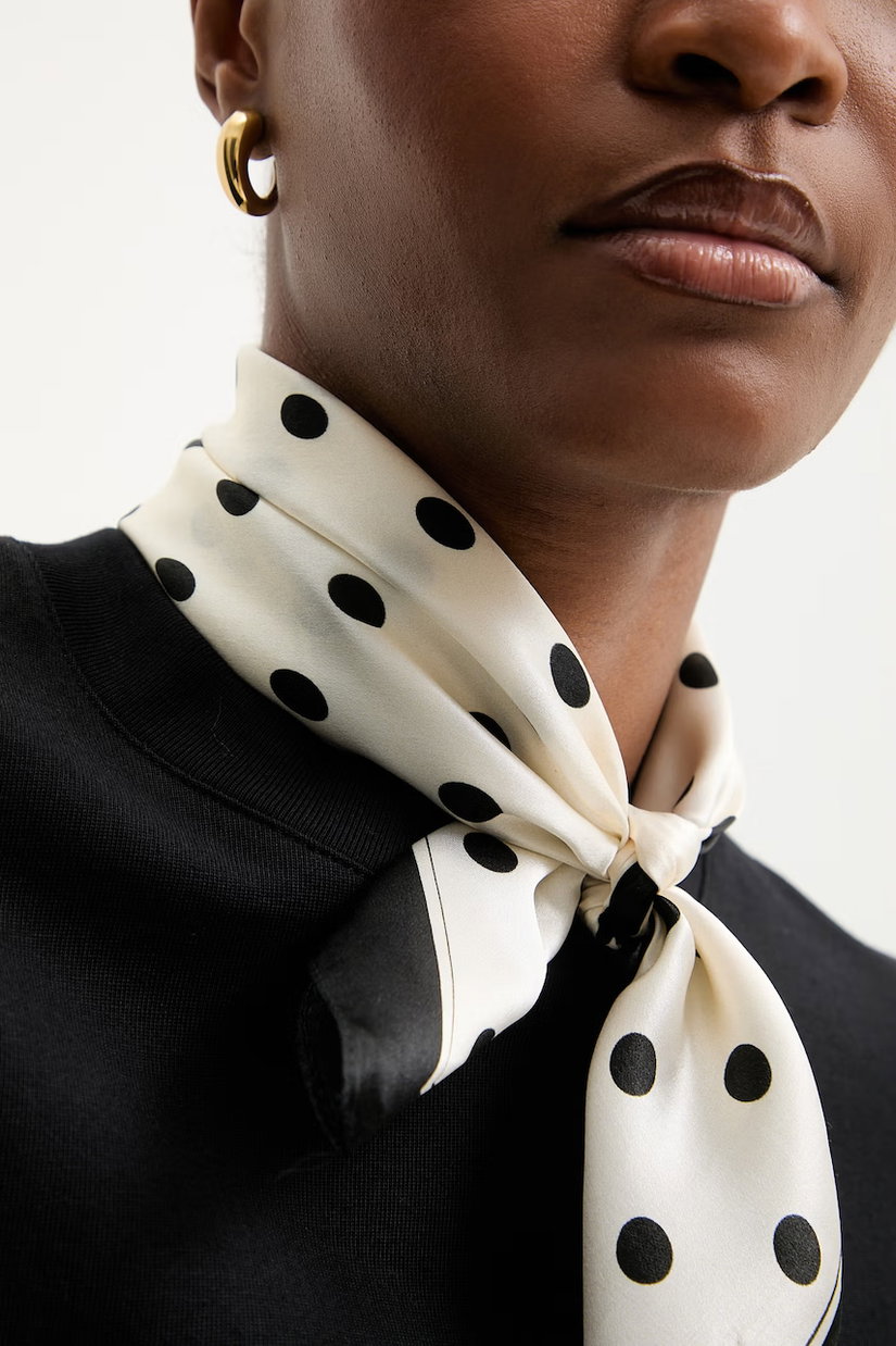 Answear.LAB eșarfă de mătase Unscripted Collection