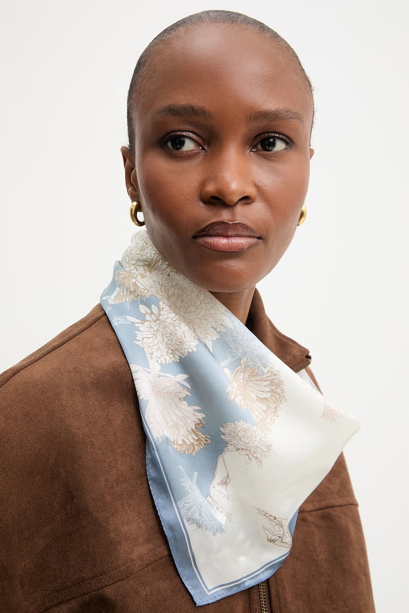 Answear.LAB eșarfă de mătase Unscripted Collection