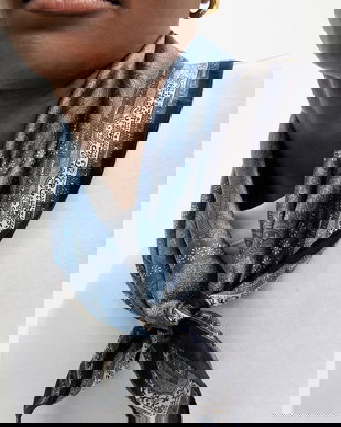 Answear.LAB eșarfă de mătase Unscripted Collection