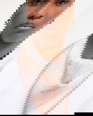 Answear.LAB eșarfă de mătase Unscripted Collection