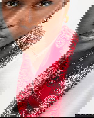 Answear.LAB eșarfă de mătase Unscripted Collection