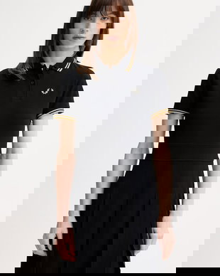 Fred Perry rochie din bumbac