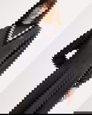 Fred Perry rochie din bumbac