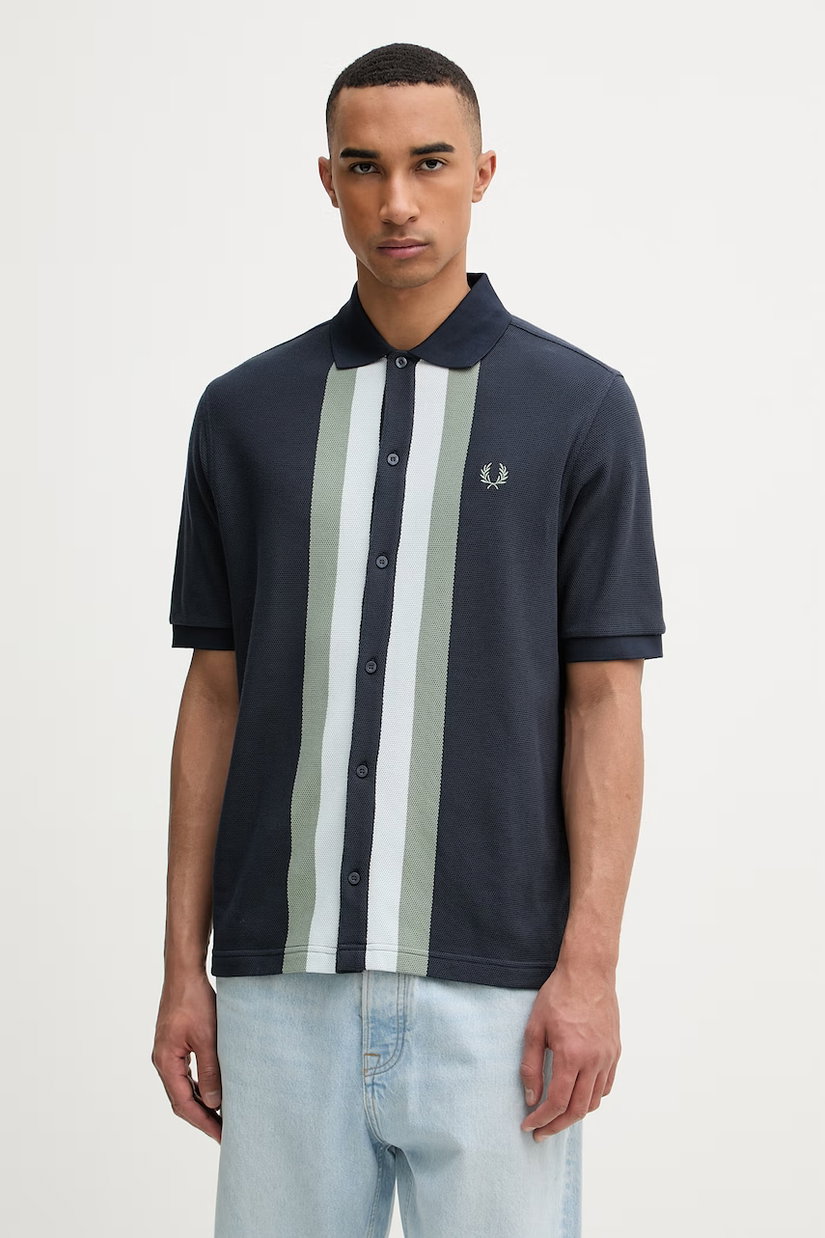 Fred Perry cămașă bărbați de bumbac