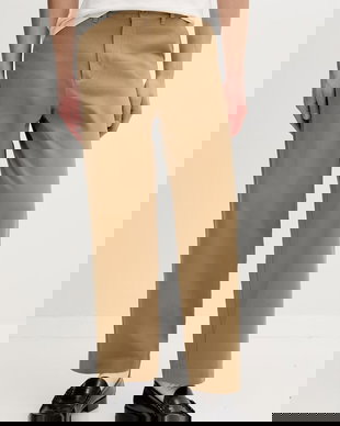 Fred Perry pantaloni de bumbac Straight Leg Twill Trouser