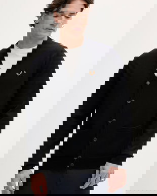 Fred Perry cardigan din lână