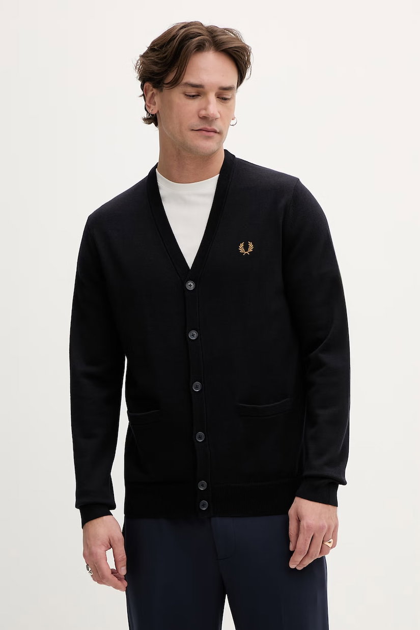 Fred Perry cardigan din lână