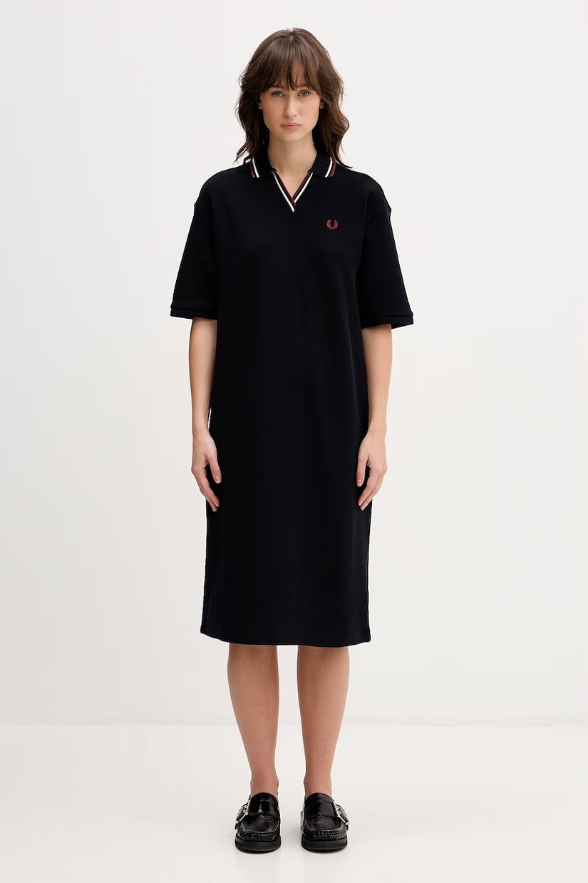 Fred Perry rochie din bumbac