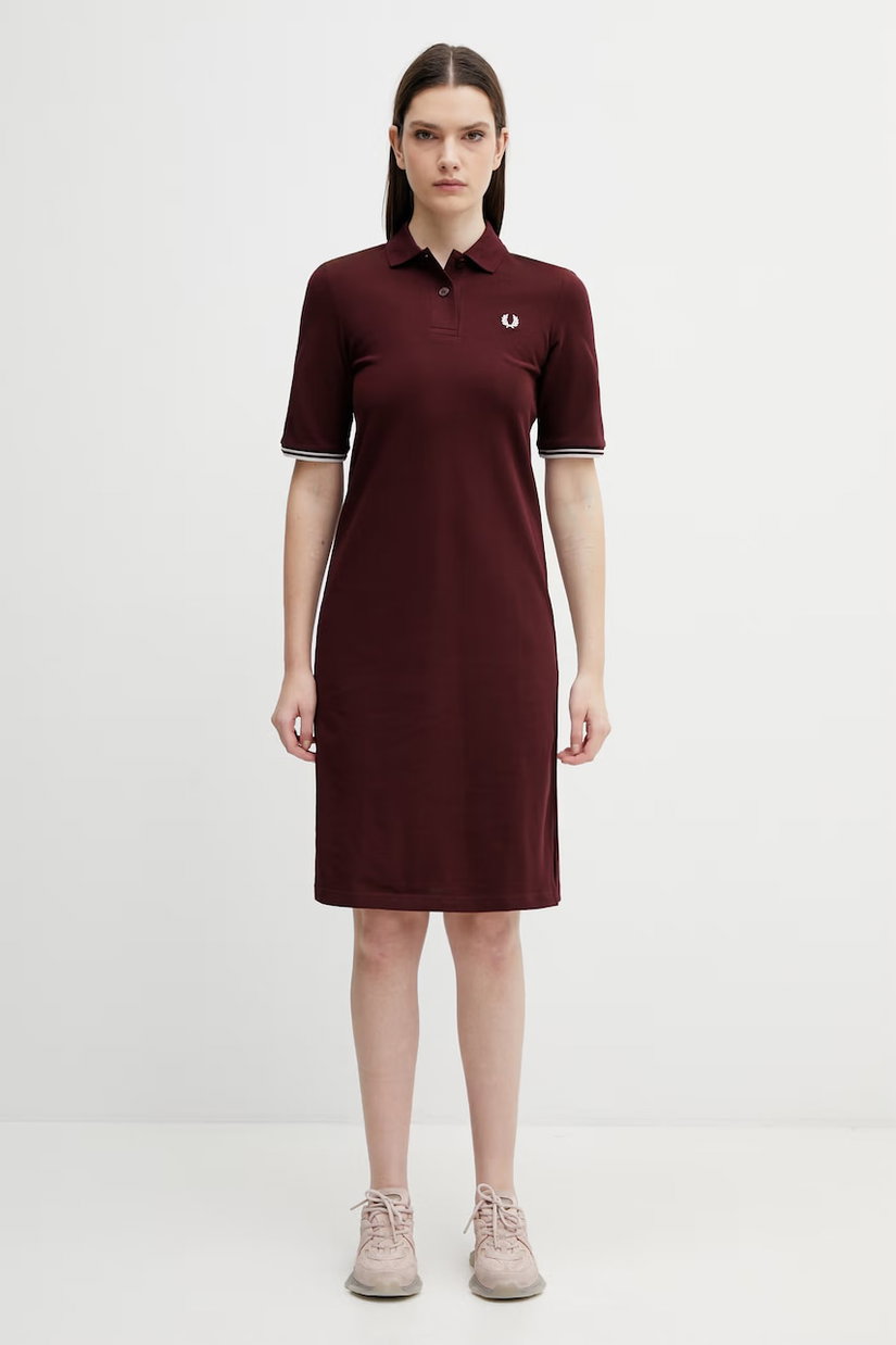 Fred Perry rochie din bumbac