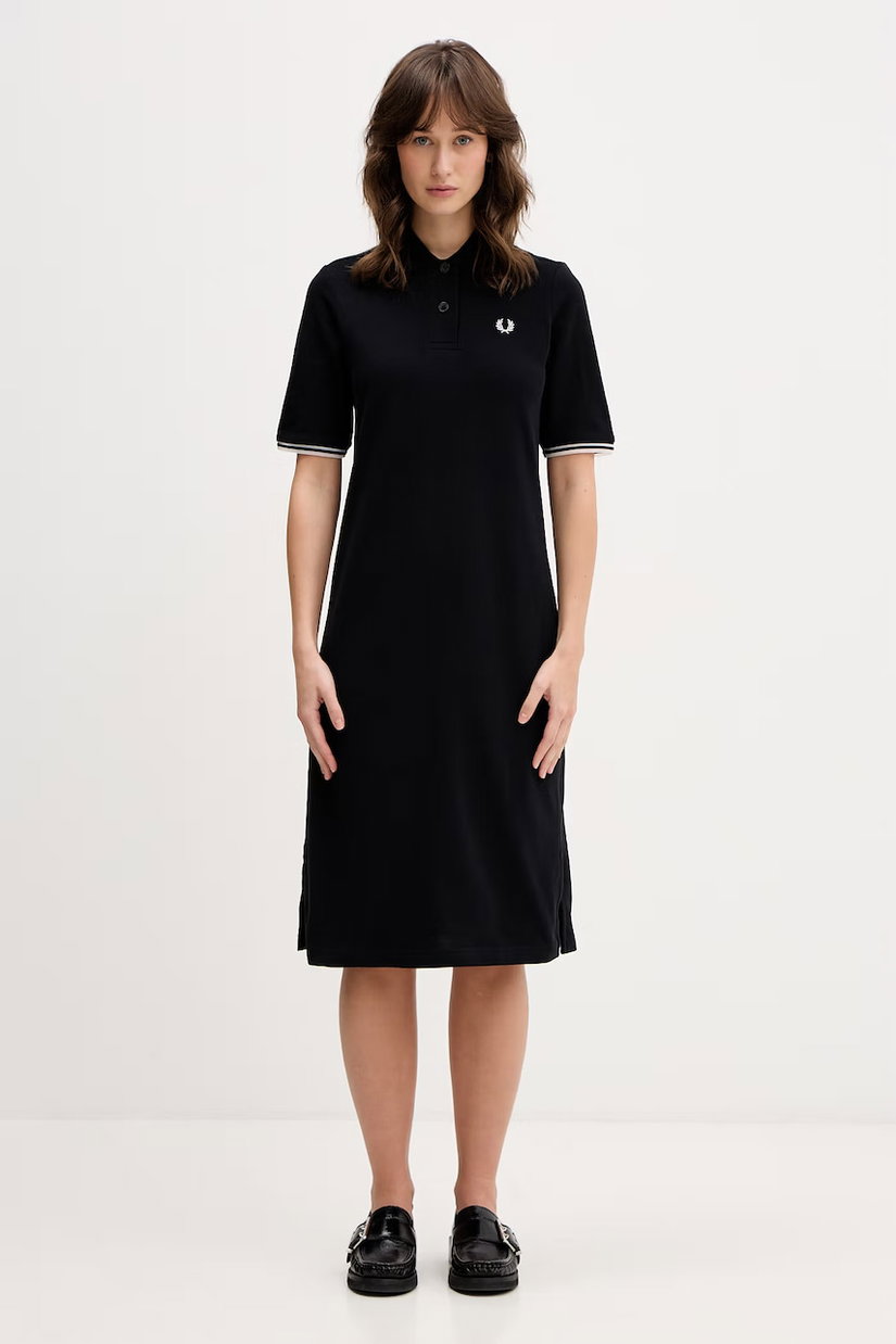 Fred Perry rochie din bumbac