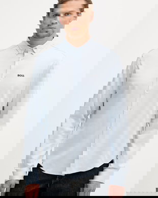 BOSS Green cămașă bărbătească din bumbac ST_Motion L