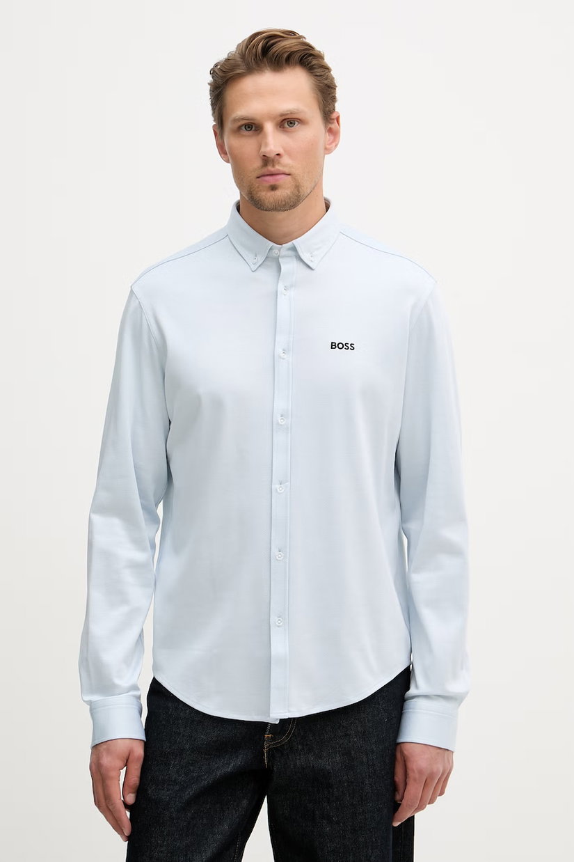 BOSS Green cămașă bărbătească din bumbac ST_Motion L