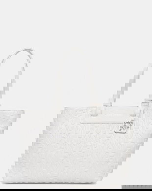 Armani Exchange geantă shopper de damă cu imitație de piele