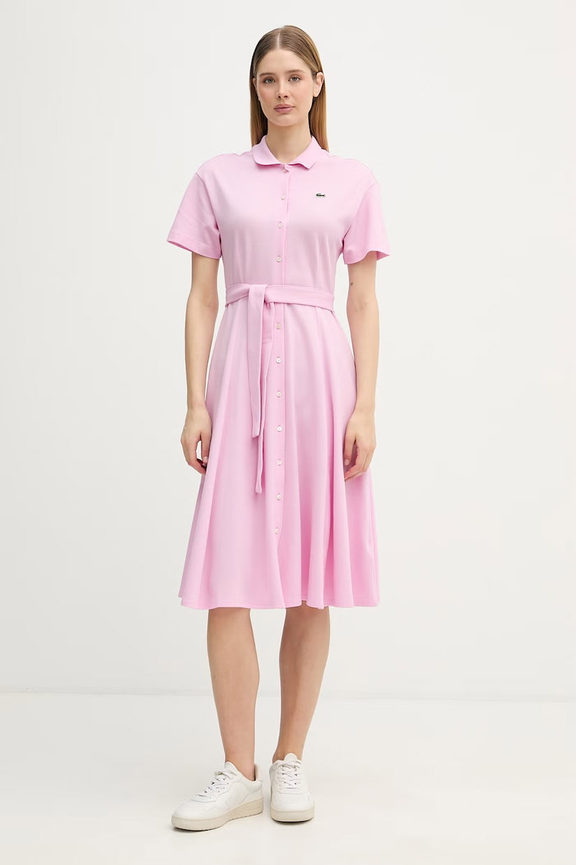 Lacoste rochie de vară din bumbac