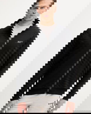 BOSS hanorac cu fermoar bărbătesc din bumbac Authentic Jacket Z