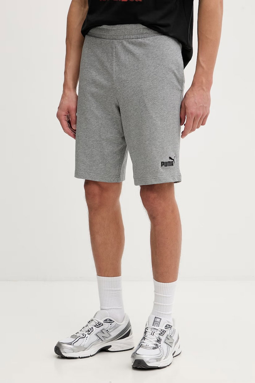 Puma pantaloni scurți de trening bărbați din bumbac Essential Jersey