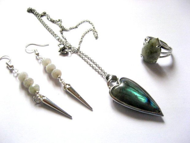 set bijuterii cu labradorit 52120