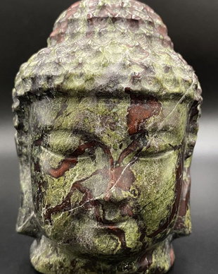 Jasp Sangele Dragonului - Sculptura Buddha