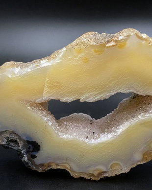 Agat Natural - Felie geoda piatra semipretioasa