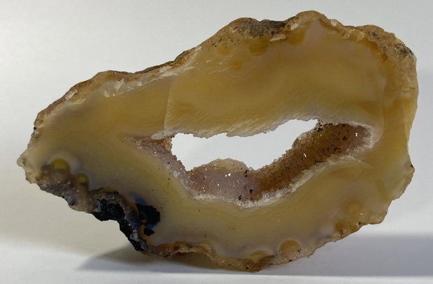 Agat Natural - Felie geoda piatra semipretioasa