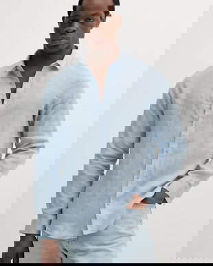 Armani Exchange cămașă de in