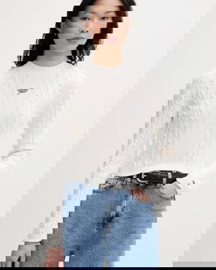 Tommy Jeans pulover pentru femei, din bumbac