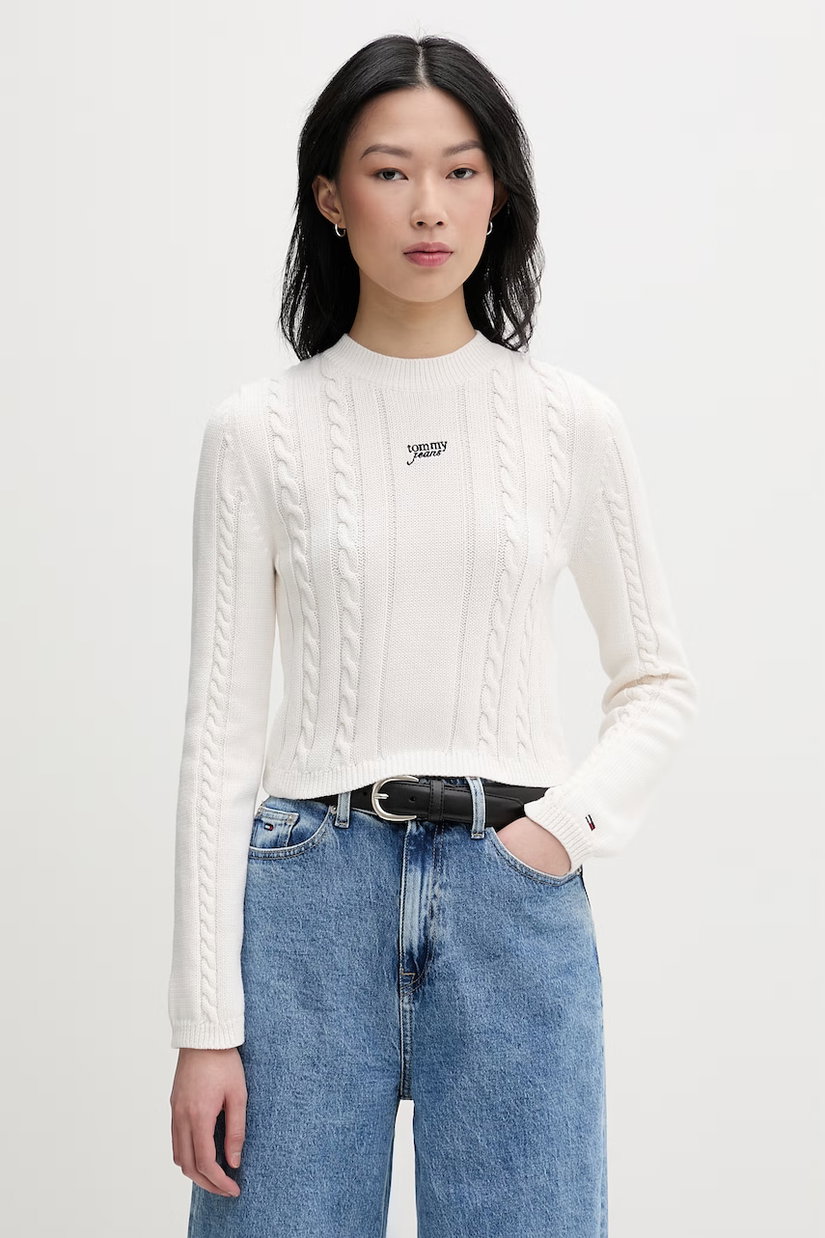 Tommy Jeans pulover pentru femei, din bumbac