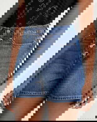 Liu Jo pantaloni scurți pentru femei, din denim