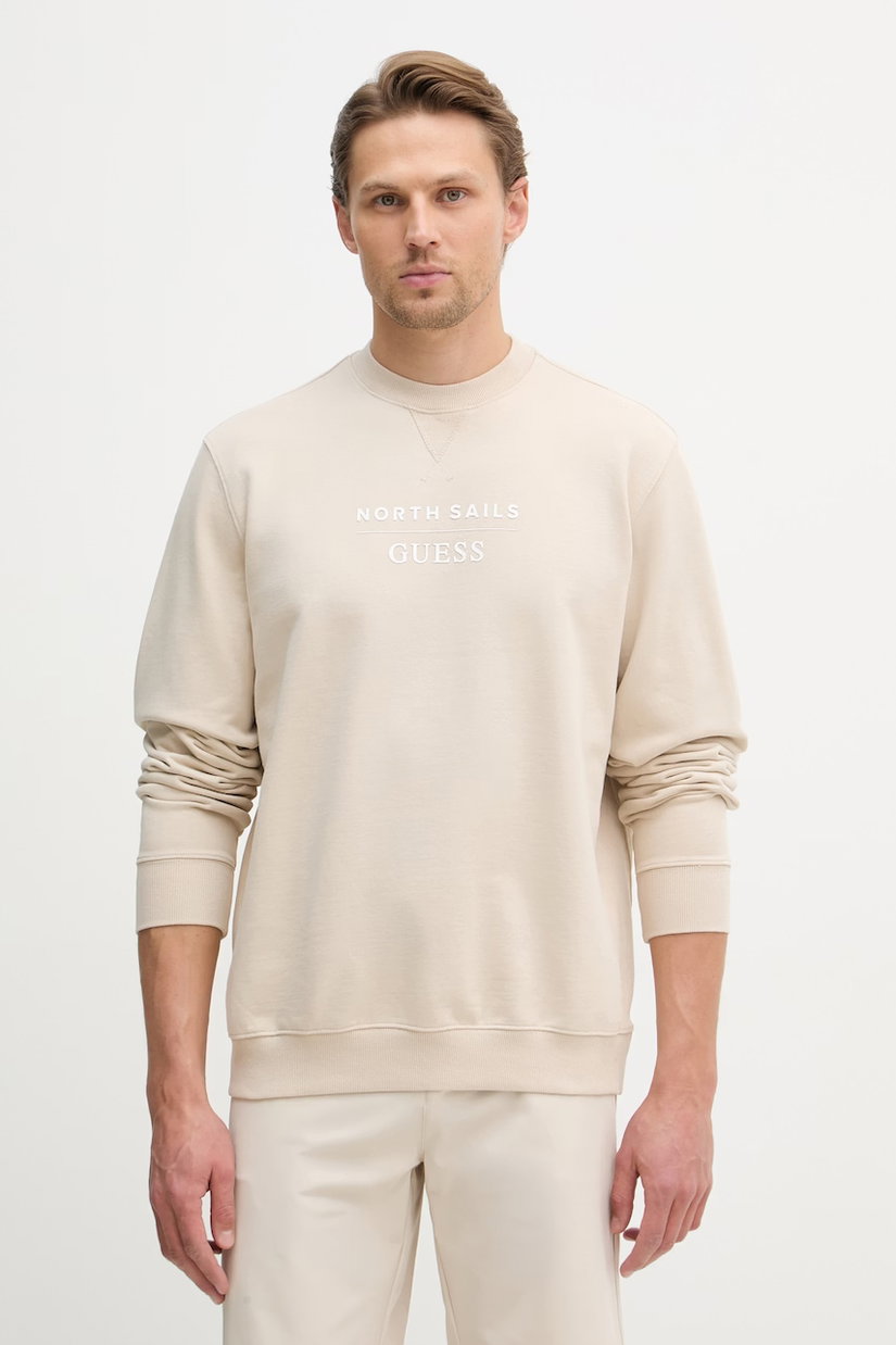 Guess hanorac bărbați din bumbac x North Sails