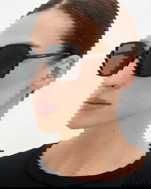 Dolce & Gabbana ochelari de soare rotunzi pentru femei