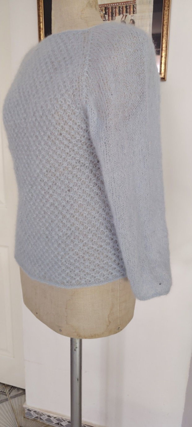 Bluza mohair bleu