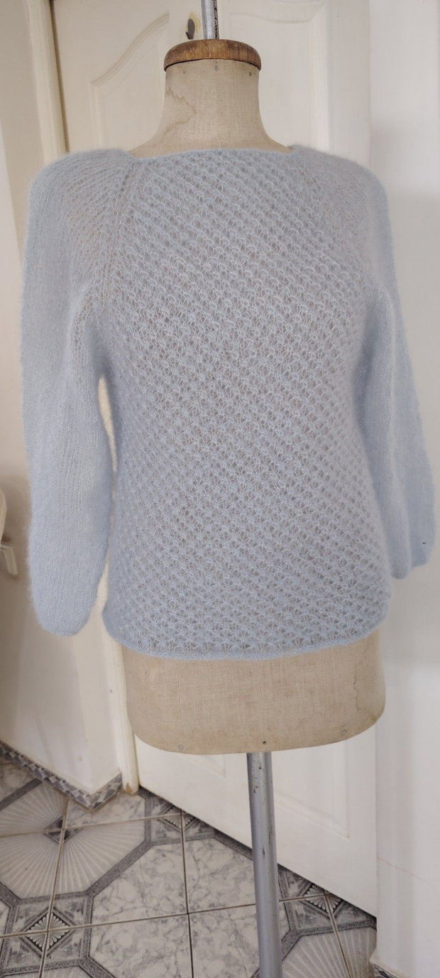 Bluza mohair bleu