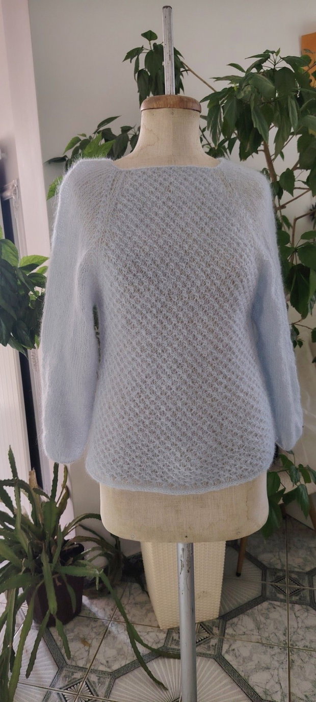 Bluza mohair bleu