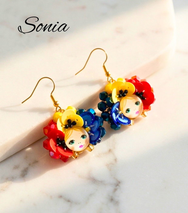 Cercei Româncuță Mică Primul Tricolor