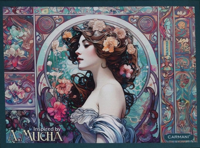 Servet decorativ Alfons Mucha