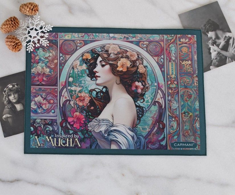 Servet decorativ Alfons Mucha