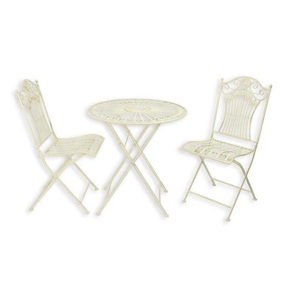 Set mobilier din fier forjat antik white