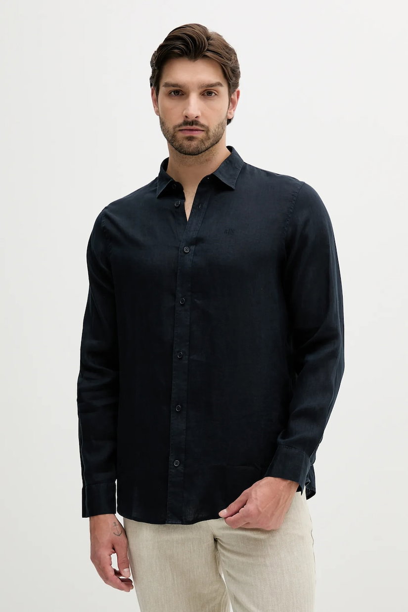 Armani Exchange cămașă de in