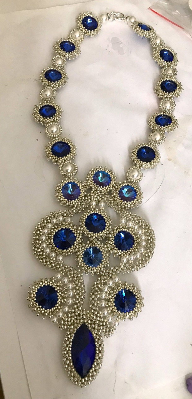 Colier cu multe rivoli Swarovski