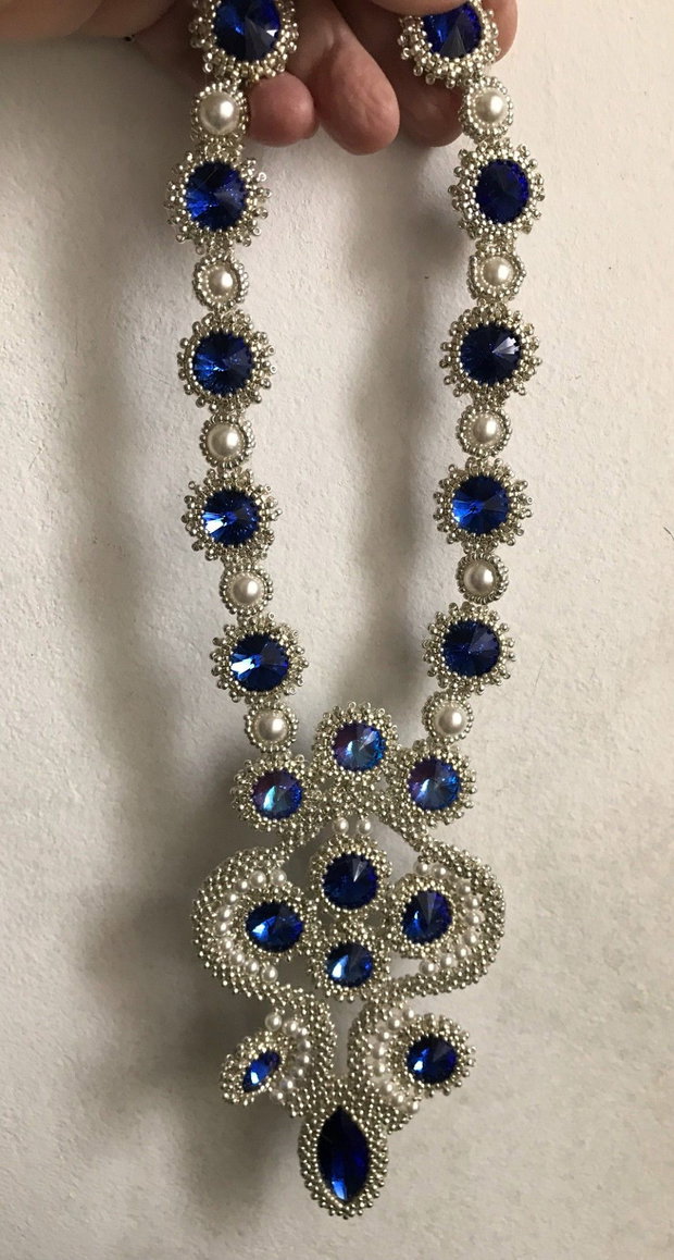 Colier cu multe rivoli Swarovski